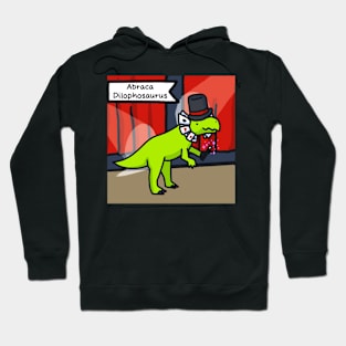 Abraca Dilophosaurus Square Hoodie